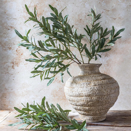 ARTIFICIAL OLIVE BRANCH, SOFT GREEN - *Pre-Order* - Shipping January 2026
