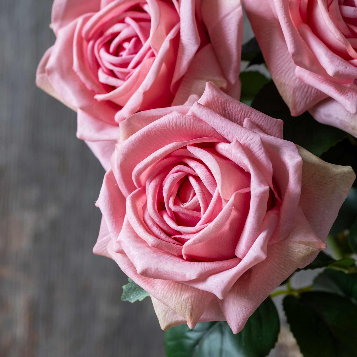 ARTIFICIAL REAL TOUCH ROSE, PEACH - *Pre-Order* - Shipping January 2026