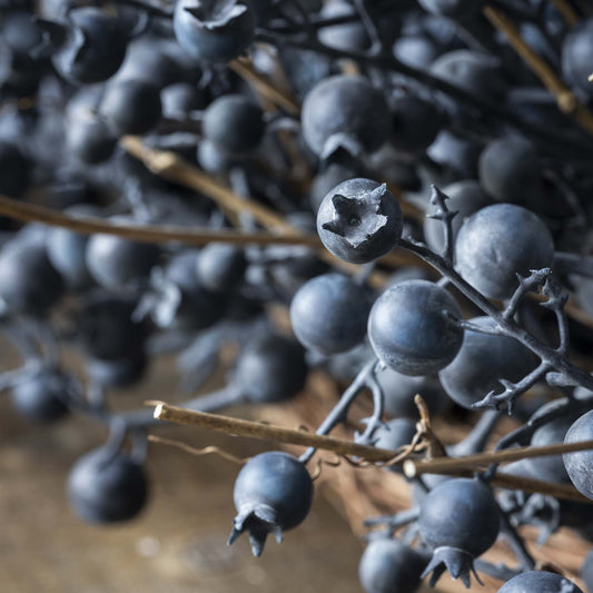 ARTIFICIAL BERRY WREATH, MIDNIGHT - *Pre-order* SHIPPING July 2026