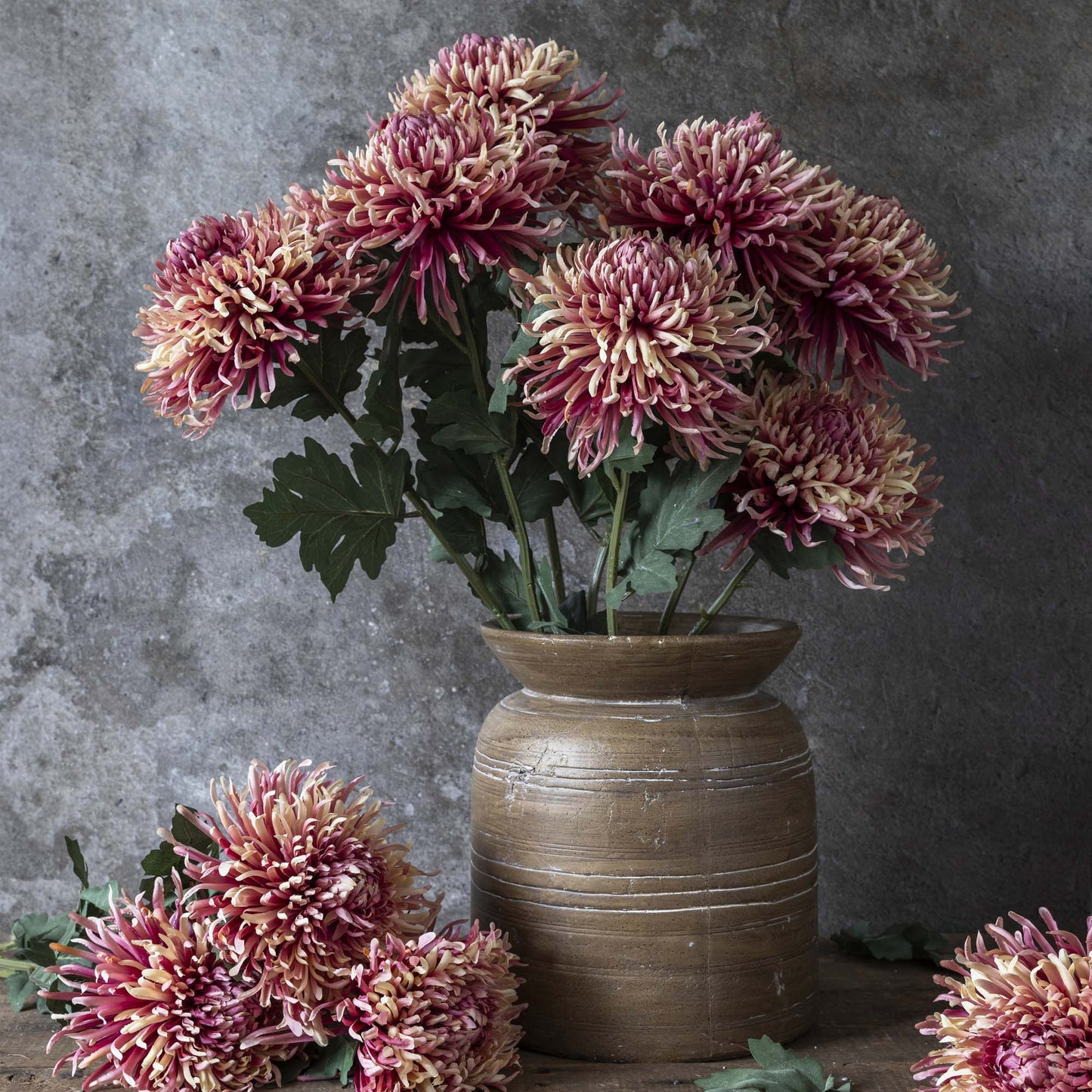 ARTIFICIAL CHRYSANTHEMUM, SUNSET