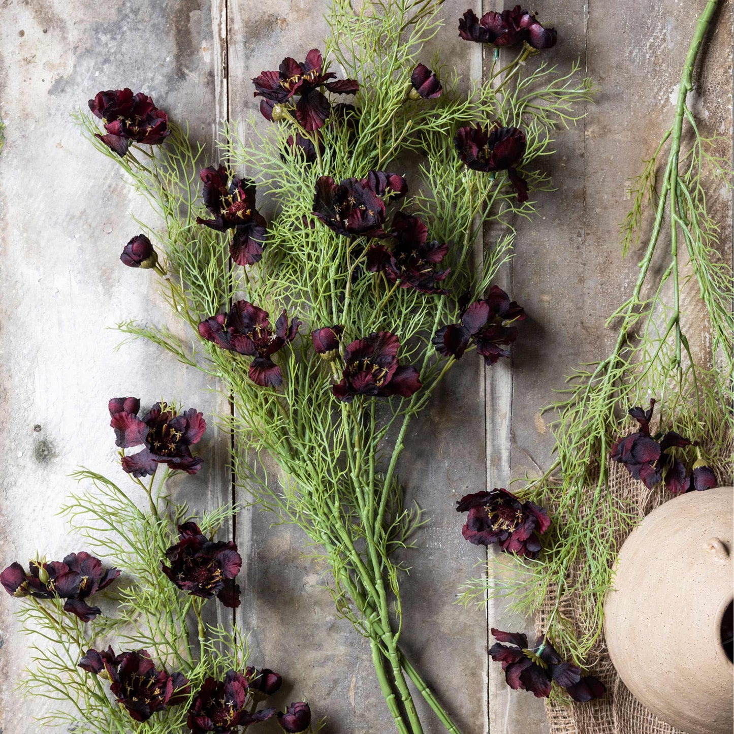 ARTIFICIAL COSMOS BURGUNDY