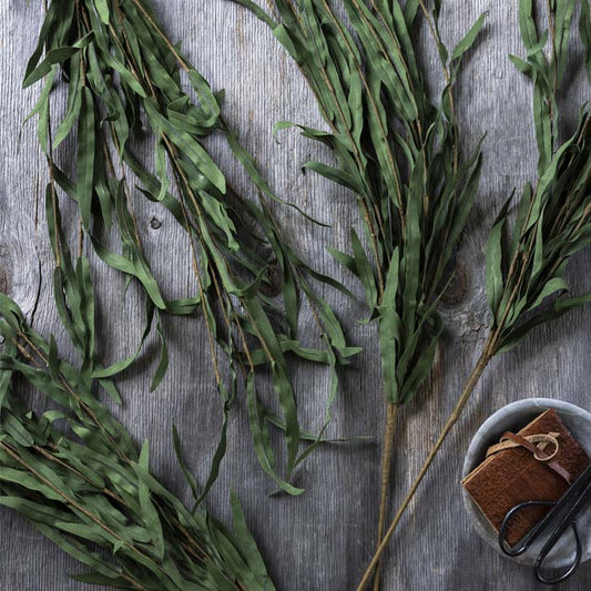 ARTIFICIAL WILLOW BRANCH, JADE