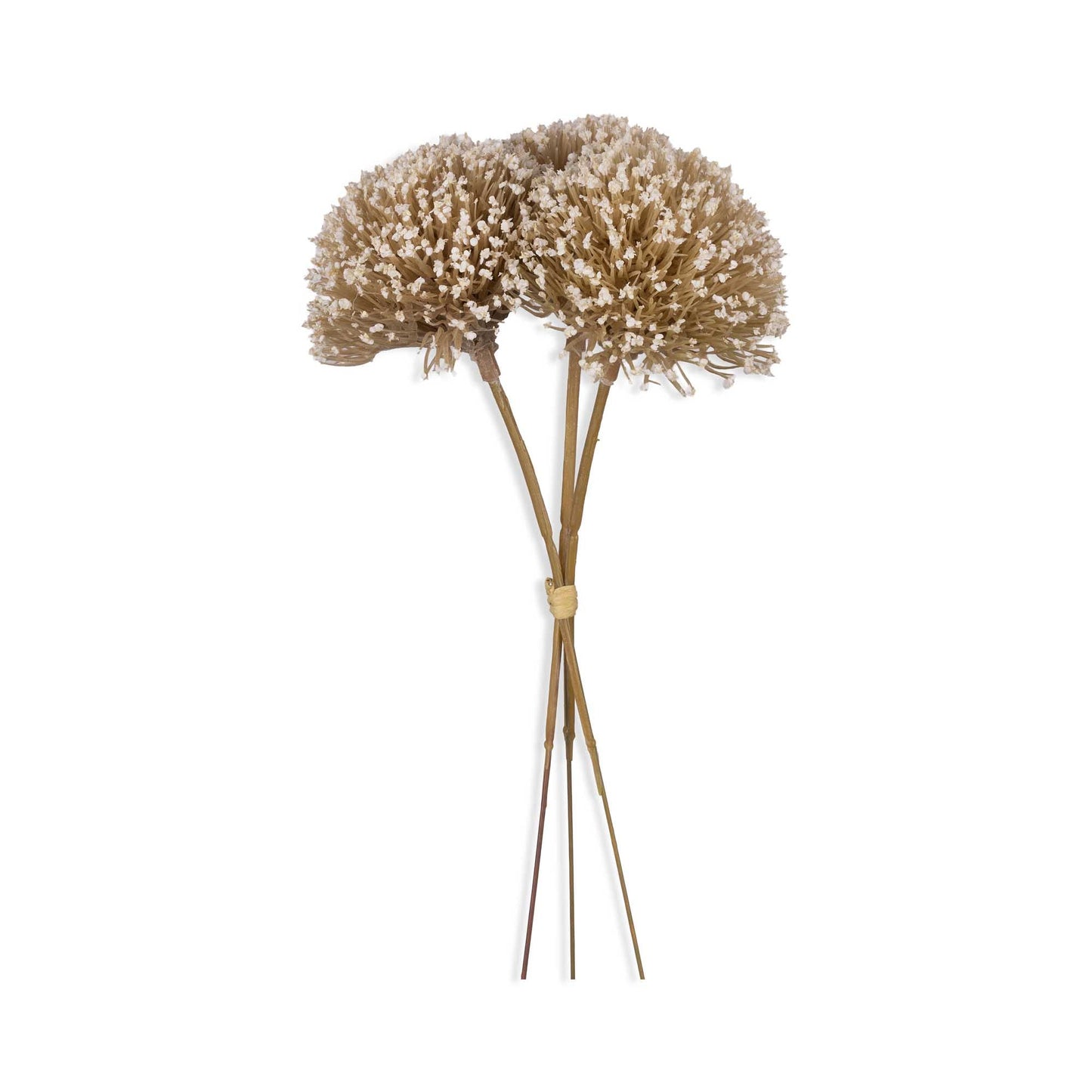 ARTIFICIAL ALLIUM BUNCH, WHITE