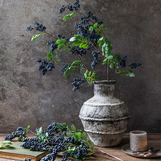 ARTIFICIAL BILBERRY BRANCH - *Pre-order* SHIPPING July 2026