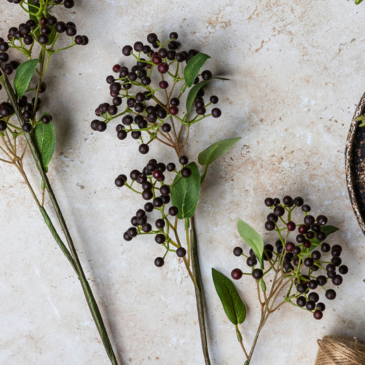 ARTIFICIAL BLACKENED VIBURNUM - *Pre-order* SHIPPING June 2026