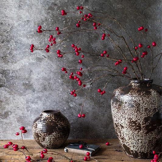 ARTIFICIAL HAWTHORN BERRY, RUBY - *Pre-order* SHIPPING June 2026