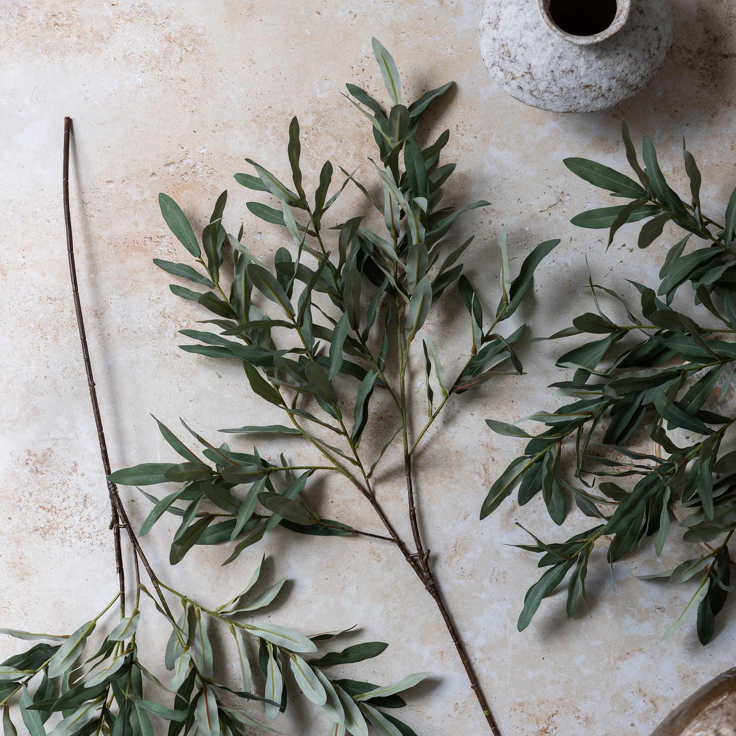 ARTIFICIAL OLIVE BRANCH, SOFT GREEN - *Pre-Order* - Shipping January 2026