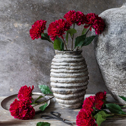 ARTIFICIAL REAL TOUCH DAHLIA, RUBY - *Pre-order* SHIPPING June 2026