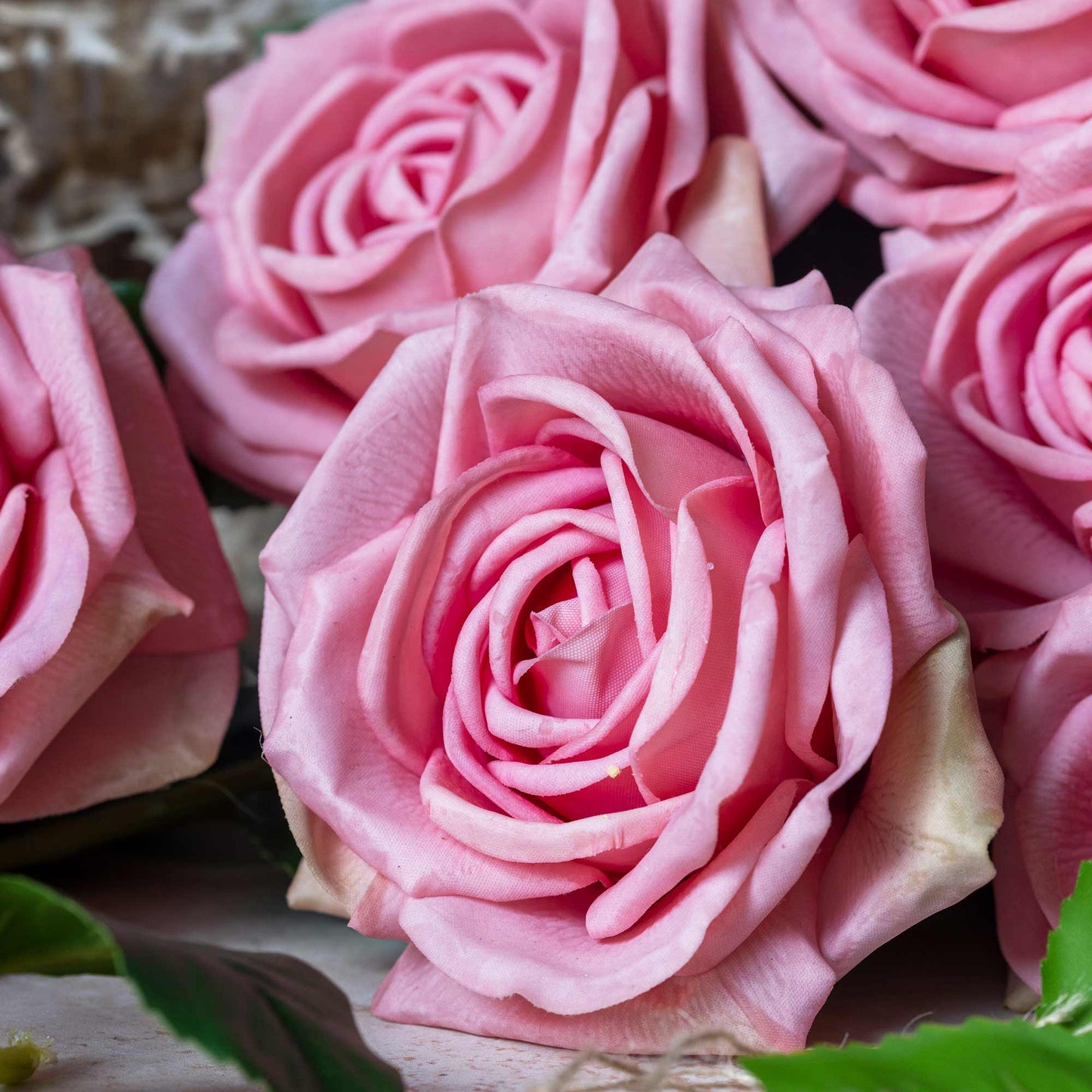 ARTIFICIAL REAL TOUCH ROSE, PEACH - *Pre-Order* - Shipping January 2026