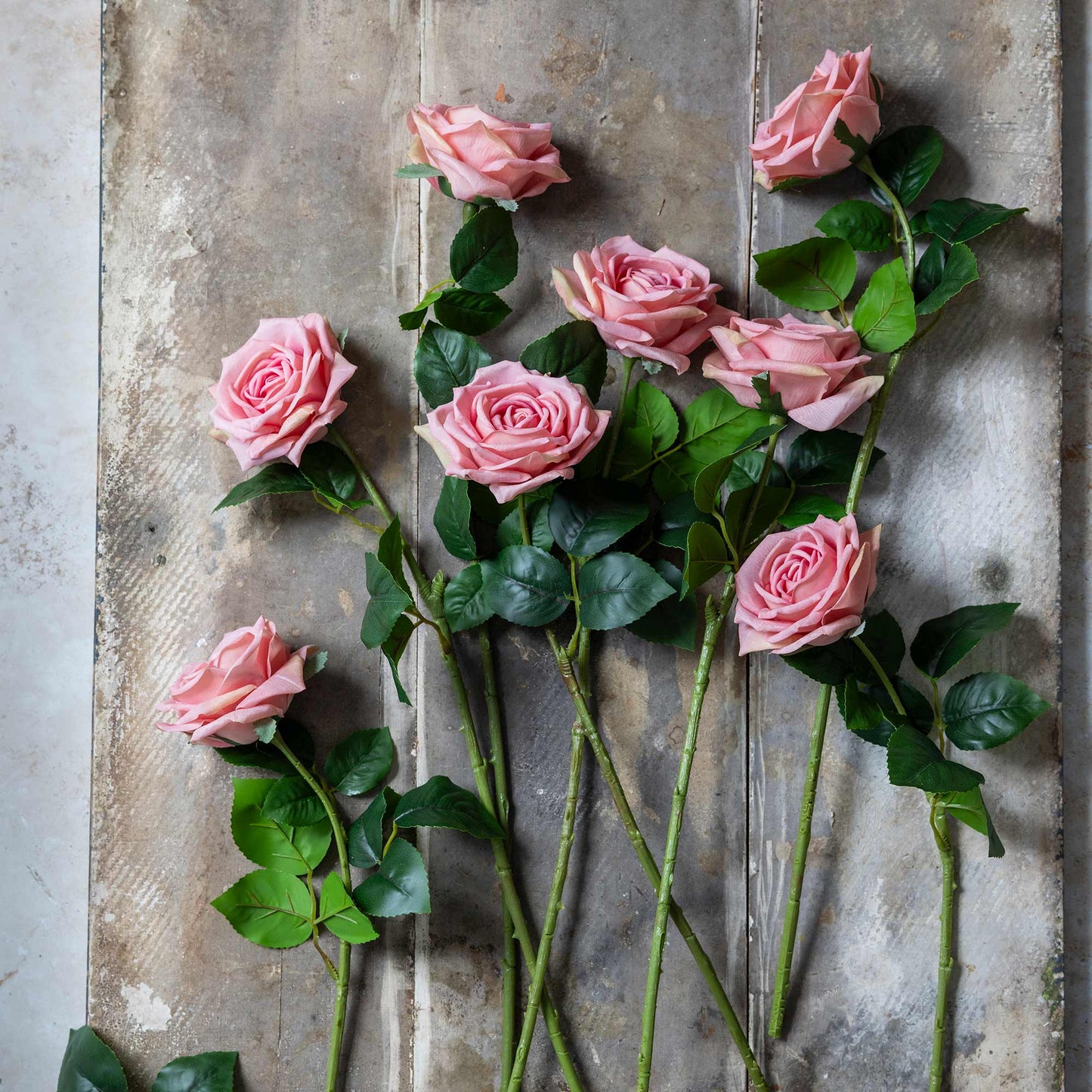 ARTIFICIAL REAL TOUCH ROSE, PEACH - *Pre-Order* - Shipping January 2026