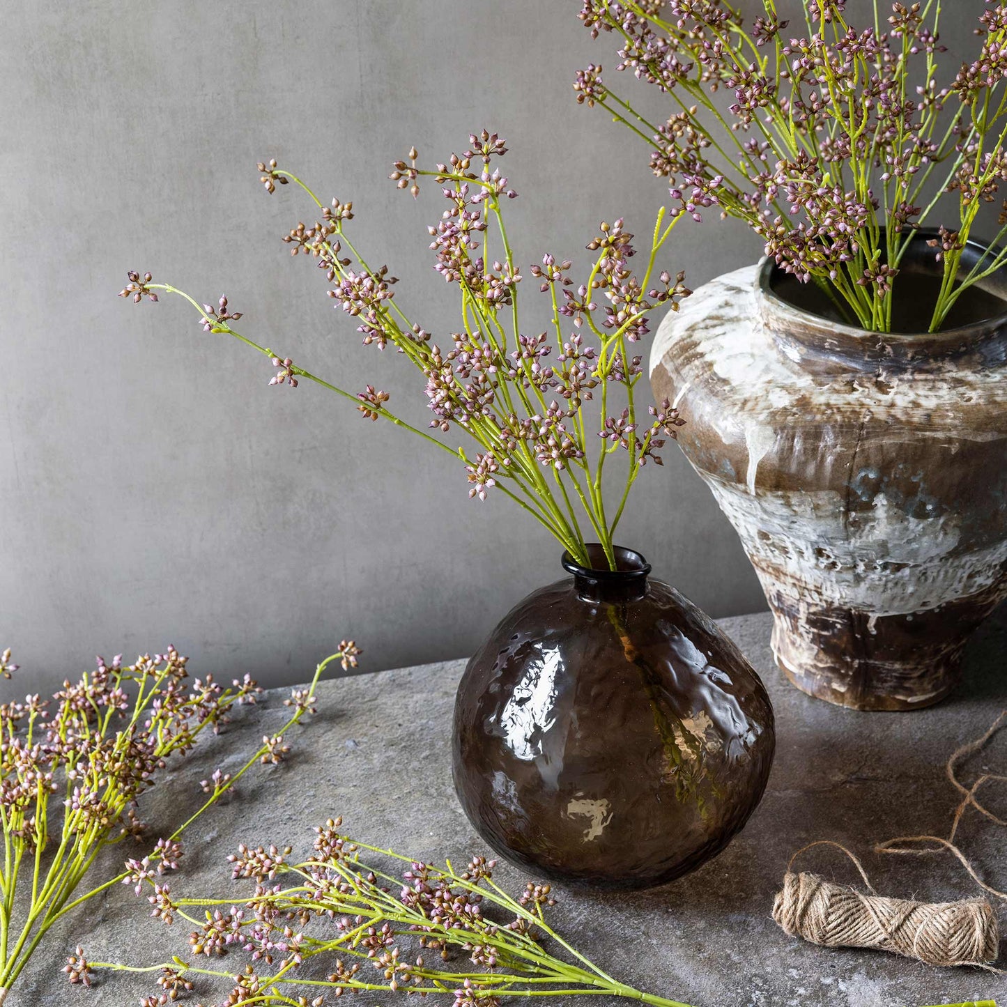 ARTIFICIAL SUCCULENT BUNCH, BLUSH - *Pre-order* - Shipping December 2025