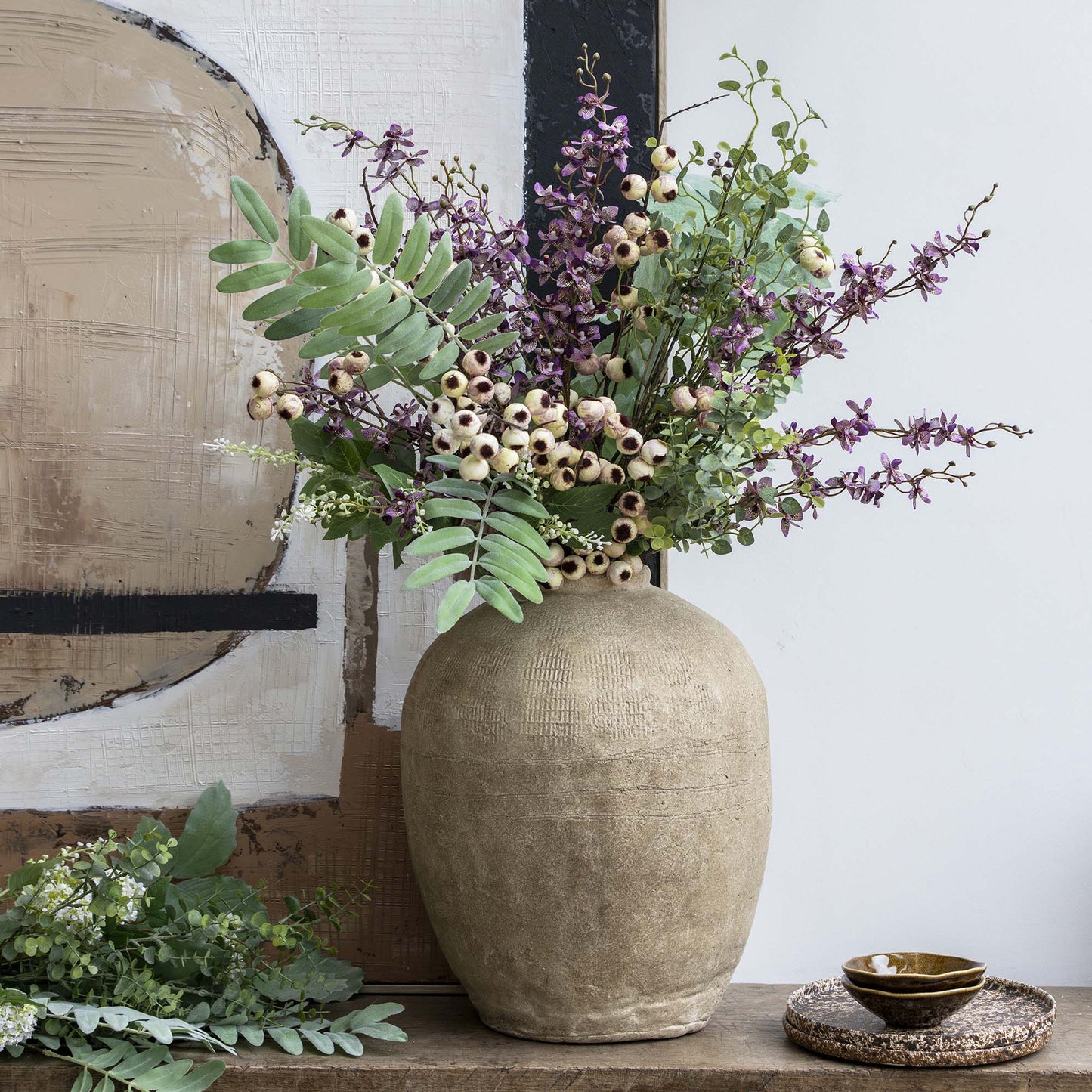 ARTIFICIAL WILD ORCHID BUNCH - *Pre-Order* - Shipping January 2026