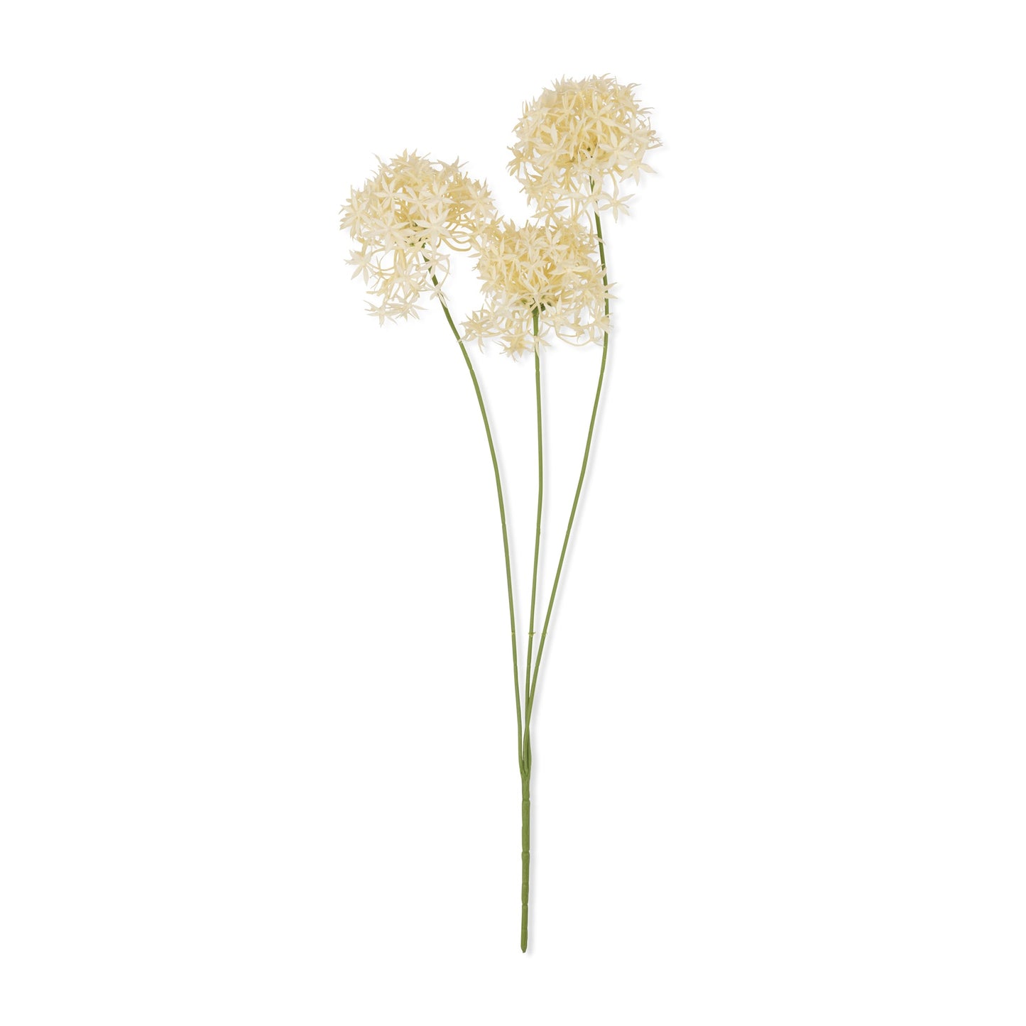 ARTIFICIAL ALLIUM CREAM BUNCH - In Stock