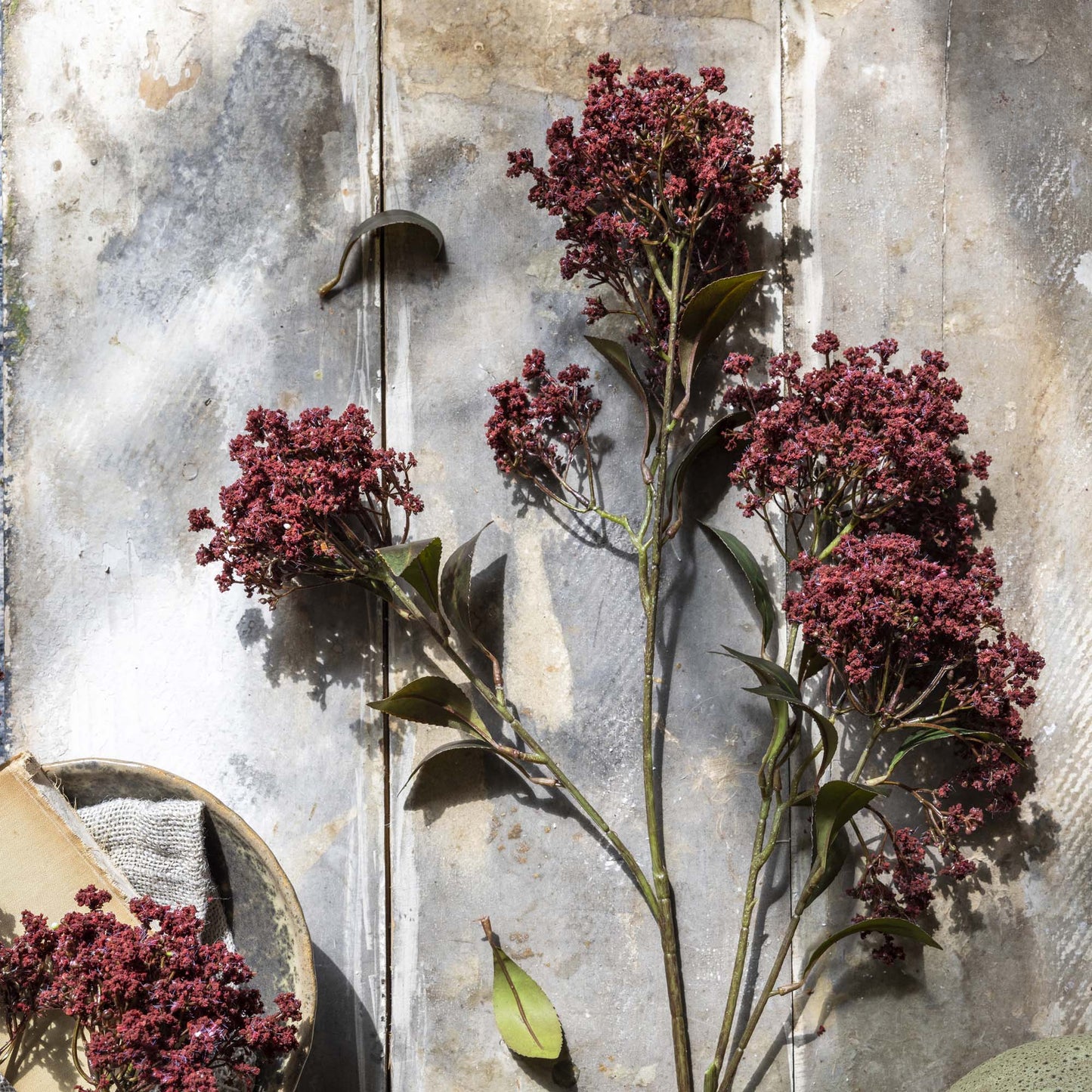 ARTIFICIAL BUTTERFLY BUSH, ROUGE