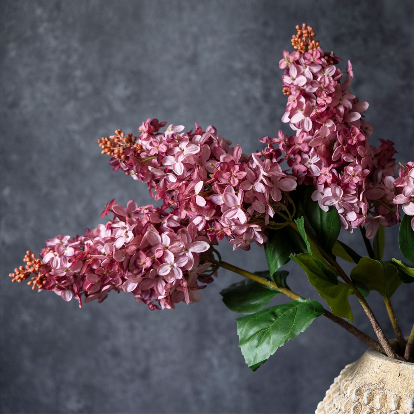 ARTIFICIAL CONE HYDRANGEA, SUNSET