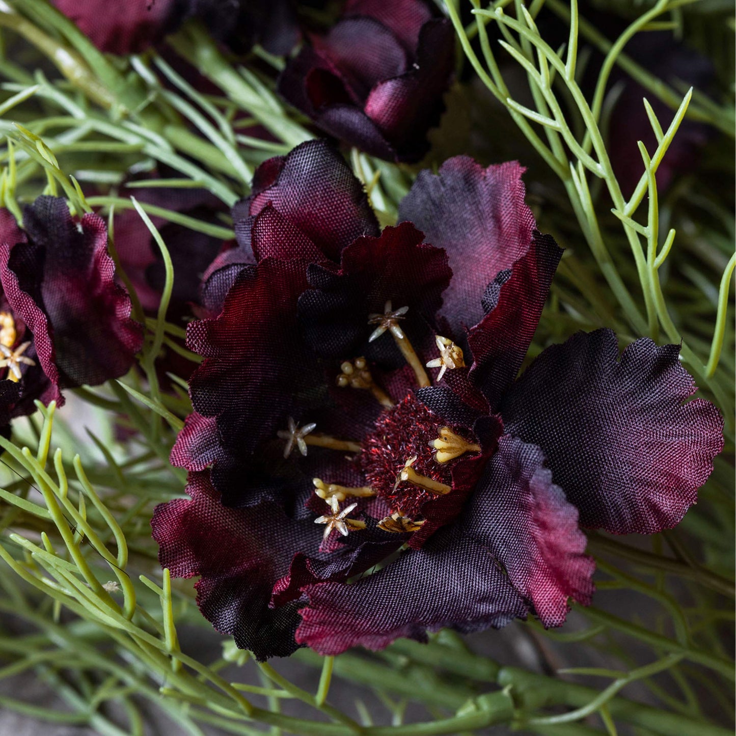 ARTIFICIAL COSMOS BURGUNDY