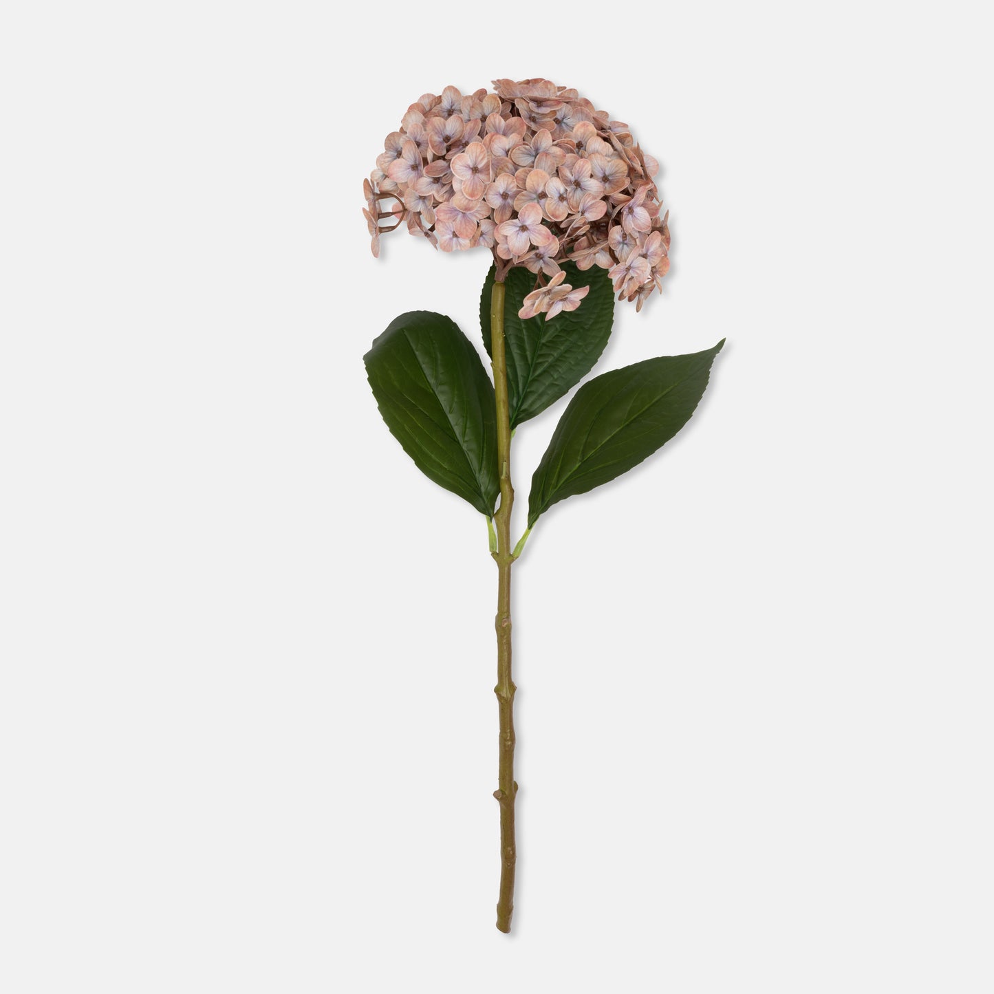ARTIFICIAL REAL TOUCH HYDRANGEA, ANTIQUE BLUSH - *Pre-Order* - Shipping January 2026