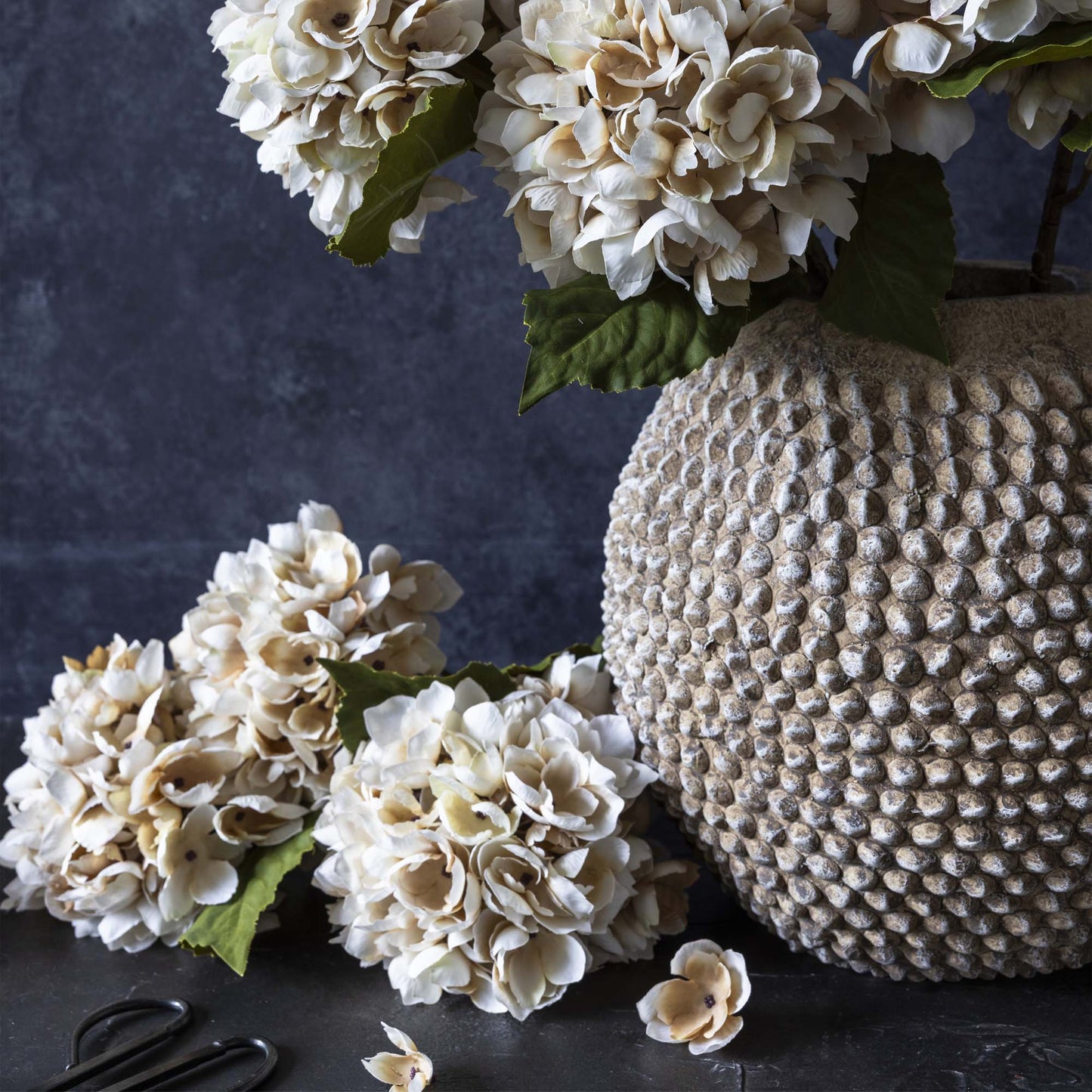 ARTIFICIAL HYDRANGEA, MORNING MIST - LARGE