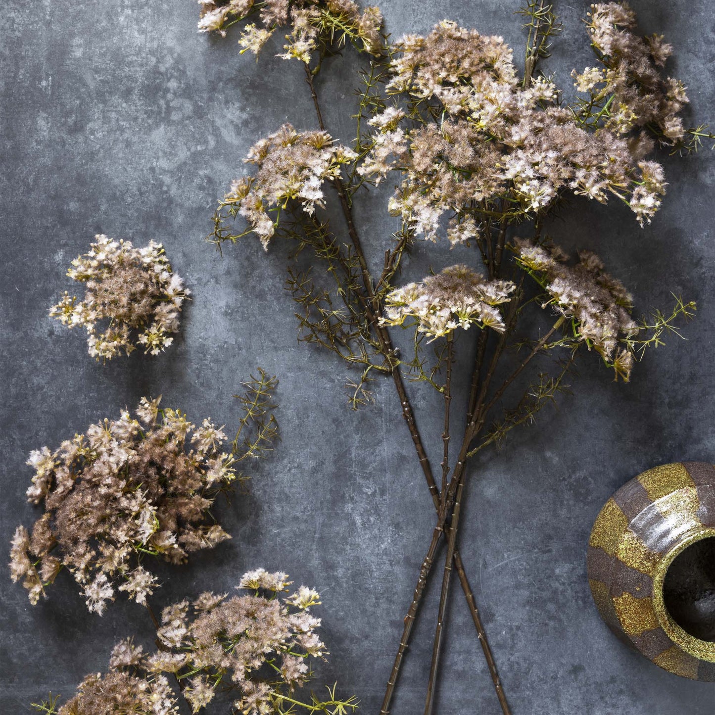 ARTIFICIAL QUEEN ANNE'S LACE, BLUSH