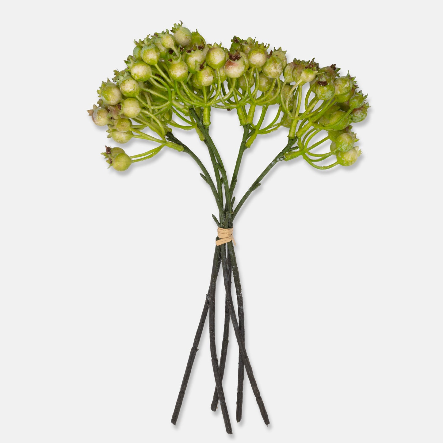 ARTIFICIAL ROSEHIP BUNCH, OLIVE - *Pre-order* - Shipping December 2025