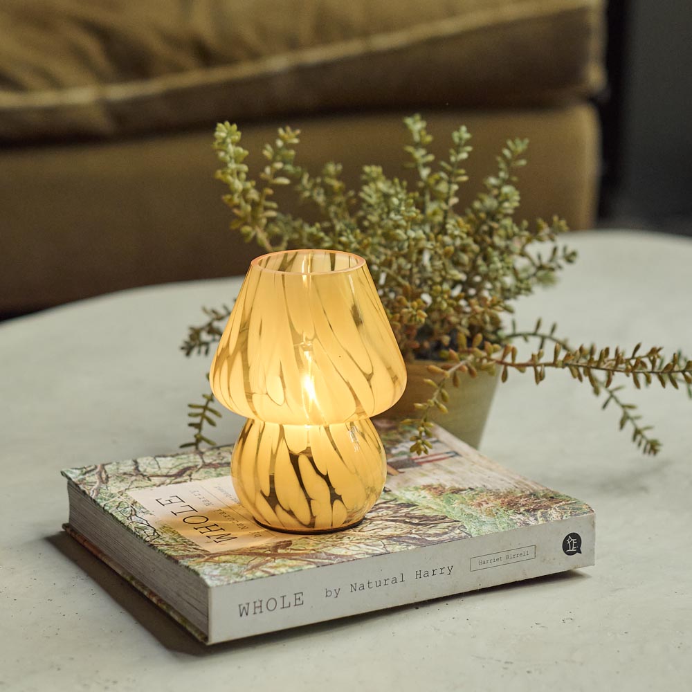 CADY PORTABLE TABLE LAMP, LEMON