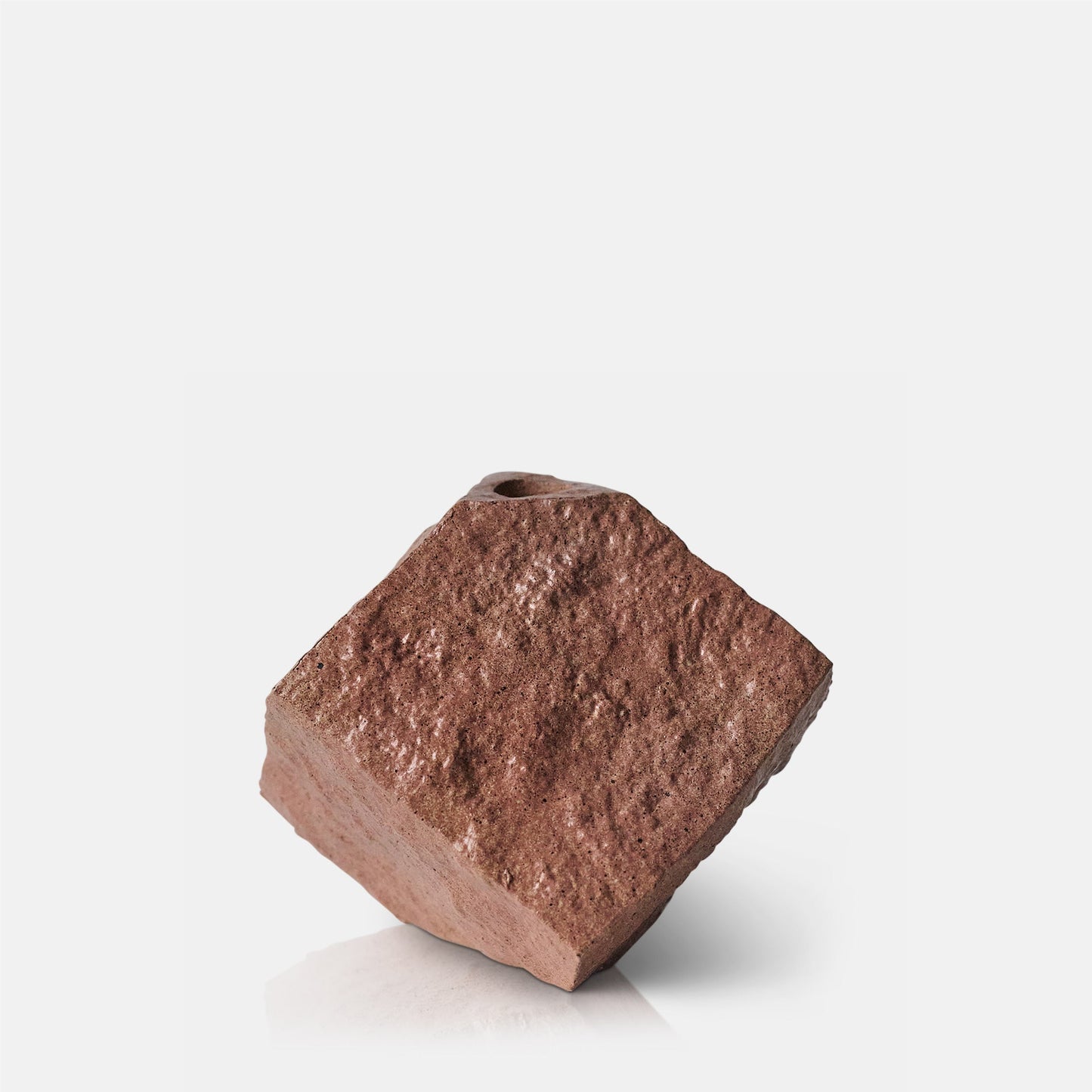 FLOYD GEOMETRIC VASE - BRICK
