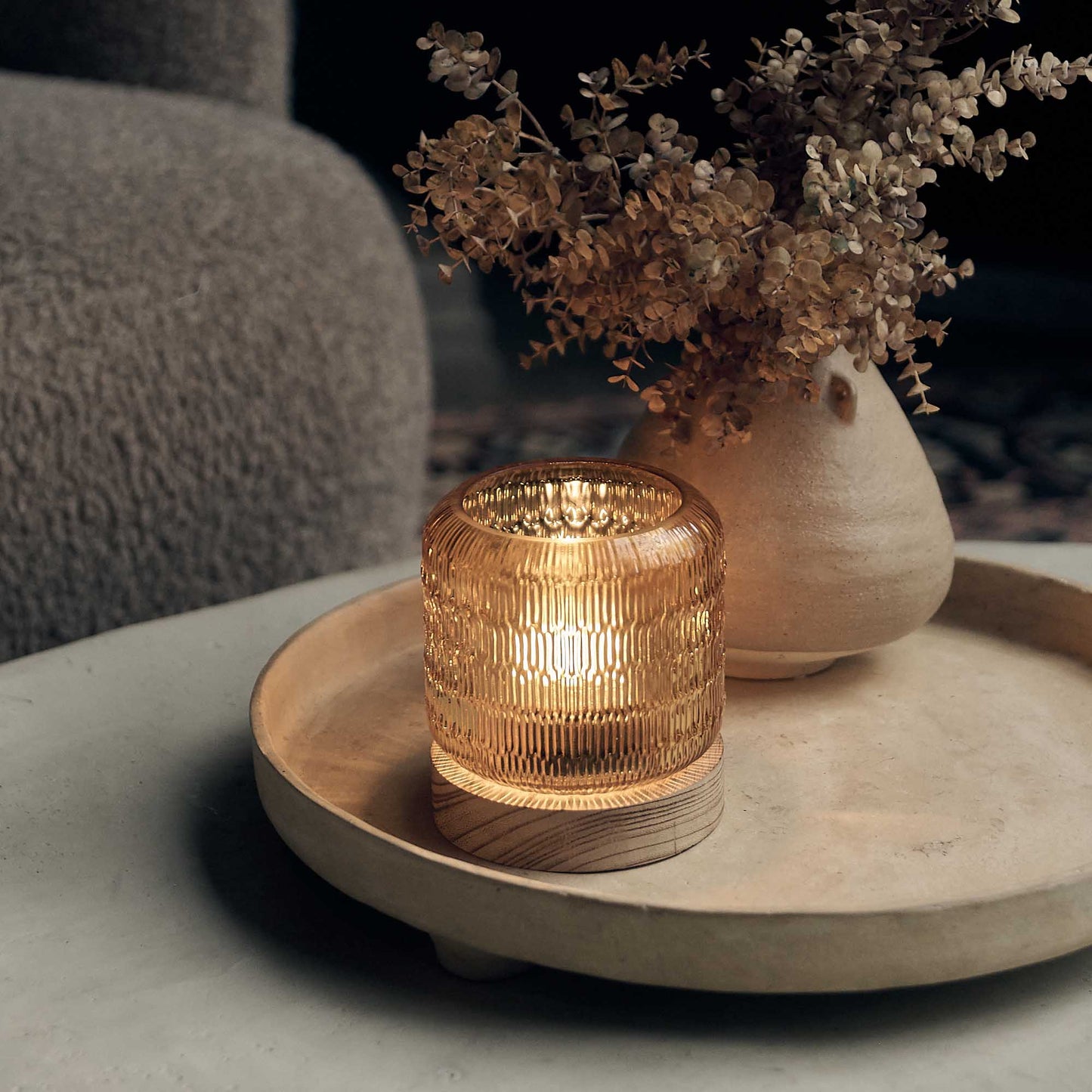 MARIELLE PORTABLE LAMP, AMBER